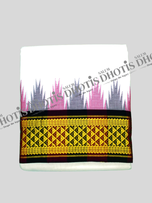 Chain Diamond Border Thalampoo Dhoti [Original]
