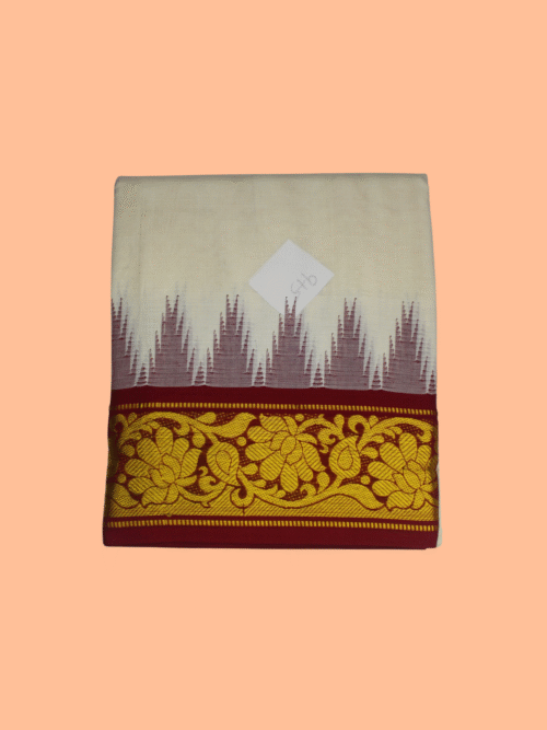 Thalampoo Dhoti with Kodi Border